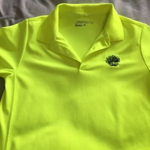 Nike Golf Polo Neon Yellow Youth Large